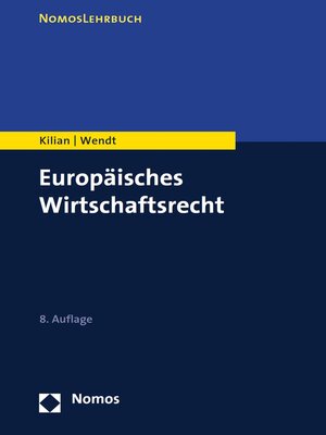 cover image of Europäisches Wirtschaftsrecht
